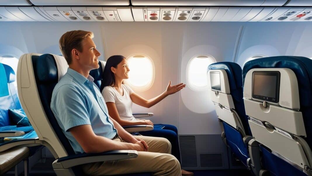 Airplane Seat Squatters